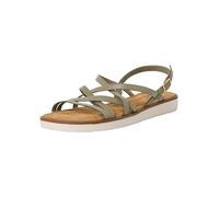 Tamaris Damen Sandalen Leder Sommer; SAGE/grün; 36 EU