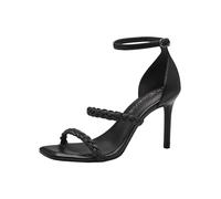 Tamaris Damen Komfort Sandalen 1-28035-42 Schwarz 001 Black Textil/... 40