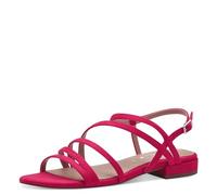Tamaris Damen Sandalen Textil Vegan Blockabsatz Sommer; PINK/pink; 36