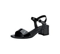 Tamaris Damen 1-1-28249-20 Sandale, Black Patent, 39 EU