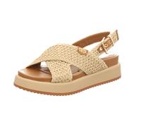 Tamaris Damen-Sandalette Beige-Braun 41