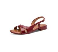 Tamaris Damen Sandalette flach, rot, 36 EU