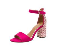 Tamaris Damen Sandalette mit Blockabsatz, pink, 42 EU