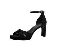 Tamaris Damen Sandalette mit Blockabsatz, schwarz, 36 EU
