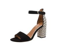 Tamaris Damen Sandalette mit Blockabsatz, schwarz, 36 EU