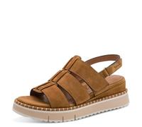 Tamaris Damen Sandalette mit Keilabsatz, braun, 40 EU