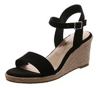 Tamaris Damenschuhe Riemchensandalen BLACK BLACK - Gr. - 35