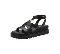 Tamaris Flache Sandalen 28709 in Schwarz 41