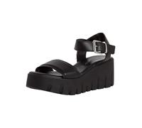 Tamaris Damen Sandalette Keilabsatz Schwarz Größe 42 EU