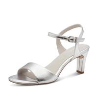 Tamaris Damen Sandalette mit Stilettoabsatz, metallic, 38 EU