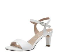 Tamaris Damen Sandalette mit Stilettoabsatz, weiß, 35 EU