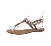 Tamaris - Damen Sandalette RoseZehentrenner ROSE/METALLIC - Gr. - EU 38