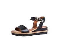 Tamaris Damen Sandalette schwarz Leder 1-1-28222-26 001