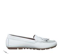 Damen-Slipper WHITE LEATHER - Gr. - 39