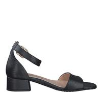 Tamaris Damen Sandaletten, Frauen Sandalen,Freizeitschuhe,offene Schuhe,Strandschuhe,Riemchensandalen,elegant,Leichter Absatz,Black,39 EU