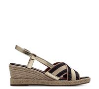 Tamaris Damen Sandaletten, Frauen Sandalen,offene Schuhe,Sommersandalen,bequem,flach,Sommerschuhe,Freizeitschuhe,Black Comb,38 EU