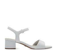 Tamaris Damen Sandaletten, Frauen Sandalen,offene Schuhe,Strandschuhe,Riemchensandalen,elegant,Leichter Absatz,Sommerschuhe,White,37 EU