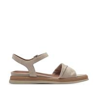 Tamaris Damen Sandaletten, Frauen Sandalen,Sommerschuhe,Freizeitschuhe,offene Schuhe,Strandschuhe,Sommersandalen,bequem,flach,MUD,39 EU
