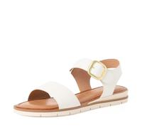 Tamaris Damen Sandaletten, Frauen Sandalen,TOUCHit-Fußbett,einlege-Sohle,Gold,Ivory Copper,Old Rose,Olive,metallic,pink,White Leather,38 EU