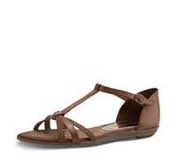 Tamaris Damen Sandaletten, Frauen Sandalen,TOUCHit-Fußbett,Folk,Taupe,weiblich,Lady,Ladies,Women's,Woman,Sommerschuhe,NUT,38 EU