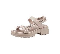 Tamaris Damen Sandaletten, Frauen Sandalen,TOUCHit-Fußbett,Freizeitschuhe,offene Schuhe,Sommersandalen,bequem,flach,Powder,40 EU