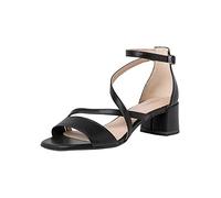 Tamaris Damen Sandaletten, Frauen Sandalen,TOUCHit-Fußbett,Freizeitschuhe,offene Schuhe,Strandschuhe,Riemchensandalen,Black MATT,37 EU