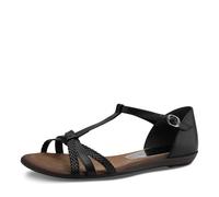 Tamaris Damen Klassische Ballerinas, Frauen Flats,Comfort Lining,TOUCHit-Fußbett,Slip-ons,klassisch elegant,Ballerinen,Black,37 EU