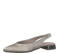 Tamaris Damen Sandaletten, Frauen Sandalen,TOUCHit-Fußbett,offene Schuhe,Strandschuhe,Sommersandalen,bequem,flach,Light Gold,37 EU