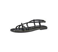 Tamaris Damen Sandaletten, Frauen Sandalen,TOUCHit-Fußbett,Sommersandalen,bequem,flach,Sommerschuhe,Freizeitschuhe,offene Schuhe,Black,37 EU
