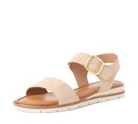 Tamaris Damen Sandaletten, Frauen Sandalen,TOUCHit-Fußbett,stabil,trage-Komfort,weich,weit,Weite,Silber,Silber,schwarz,blau,Sand,40 EU