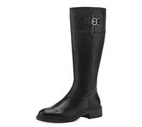 Tamaris Damen Schlupfstiefel, Frauen Stiefel,TOUCHit-Fußbett,booties,schlupfstiefel,hoch,boots,winterstiefel,winterschuhe,BLACK,38 EU