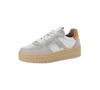 Tamaris Sneaker Damen metallic Silber sportlich Größe 39