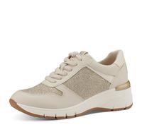 Tamaris Damen Schnürer,IVORY COMB für Damen, beige, Gr. 40 EU