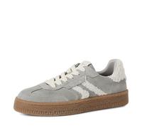 Tamaris Damen Schnürer Leder grau 40