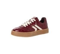 Tamaris Damenschuhe Sportliche Schnürer BORDEAUX CROCO BORDEAUX CROCO - Gr. - 42