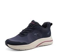 Sneaker TAMARIS "Tamaris Sneaker Lederimitat/Textil", Damen, Gr. 37, blau (navy), Lederimitat, Textil, casual, Schuhe (59975921-37) navy