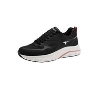 Tamaris Keilsneaker Schnürer Damen – vegan, Textil/Synthetik, schwarz, Gr. 39