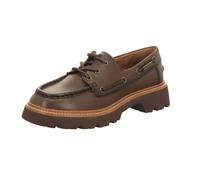 Tamaris Damen-Schnürhalbschuh Mokka-Braun 40