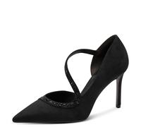 Tamaris Pumps Damen Leder schwarz, 38