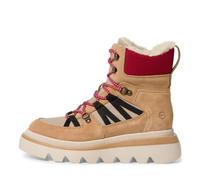 Tamaris Damen Schnürstiefel gefüttert Keilabsatz Winter; CAMEL COMBINED/braun; 40 EU