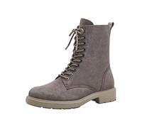 Tamaris Damen Schnürstiefel 1-25218-41/231 Leder Stone (Grau) Größe 40