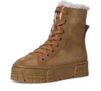 Tamaris Damen Schnürstiefel Leder Winter gefüttert; BROWN/braun; 41 EU