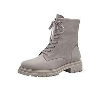 Tamaris Damen Schnürstiefel Leder Winter gefüttert; TAUPE/beige; 39 EU