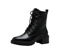 Tamaris Damen Schnürstiefel Materialmix aus Leder und Textil Winter gefüttert; BLACK/schwarz; 39 EU