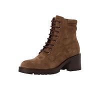 Tamaris Damen Schnürstiefel mit Absatz Leder Blockabsatz; CIGAR/braun; 38 EU
