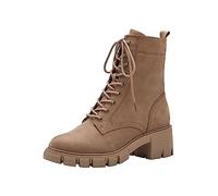 Tamaris Damen Schnürstiefel mit Absatz Leder; CAMEL/braun; 39 EU