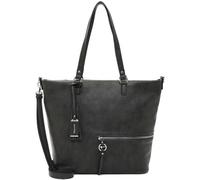 Tamaris Damen Schultertasche Handtasche Shopper Nele aus Kunstleder in Weiß mit Reißverschluss.