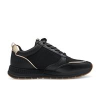 Tamaris Damen Schwarz Gold Fashion Schnür-Sneaker mit Reißverschluss EU 37