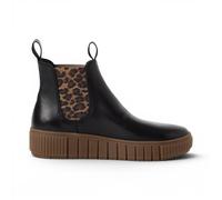 Tamaris Damen Schwarze Leder-Chelsea Fußstiefel - 25403-43 US 39
