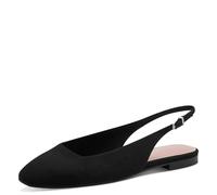Tamaris Damen Sling Pump flach, schwarz, 37 EU